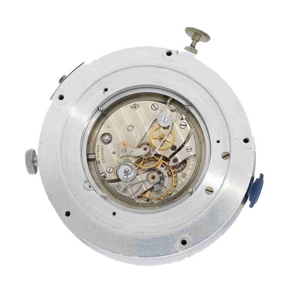Swiss aluminum and steel siderograph with split seconds Circa 1939 Swiss aluminum and steel siderograph with split seconds Circa 1939