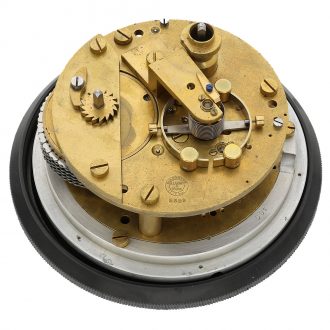 German bakelite marine chronometer in wooden box Circa 1940