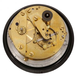 German bakelite marine chronometer in wooden box Circa 1943