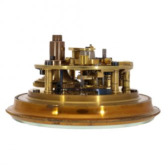 Scottish brass chronometer with spring detent chronometer escapement Circa 1870