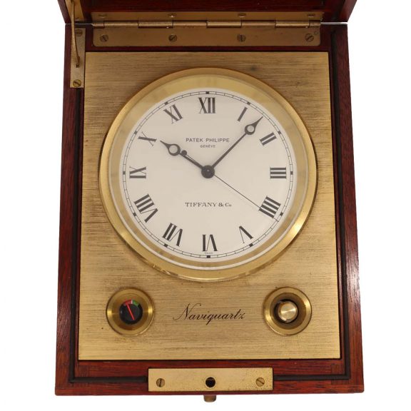 Fine Swiss brass marine chronometer with center seconds Circa 1980 Fine Swiss brass marine chronometer with center seconds Circa 1980