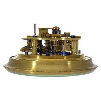 Fine English brass deck chronometer with power reserve Circa 1860