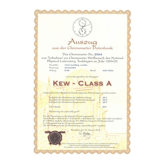 English brass expedition Kew ‘especially good’ chronometer Circa 1923 English brass expedition Kew ‘especially good’ chronometer Circa 1923