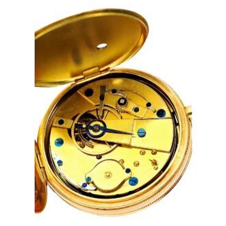 Danish gold quarter repeating pocket watch Circa 1824