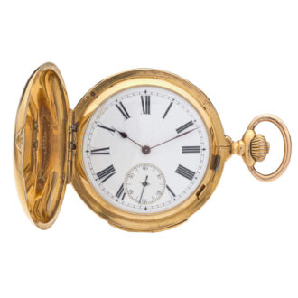 Fine Swiss gold minute repeating LeCoultre watch Circa 1899