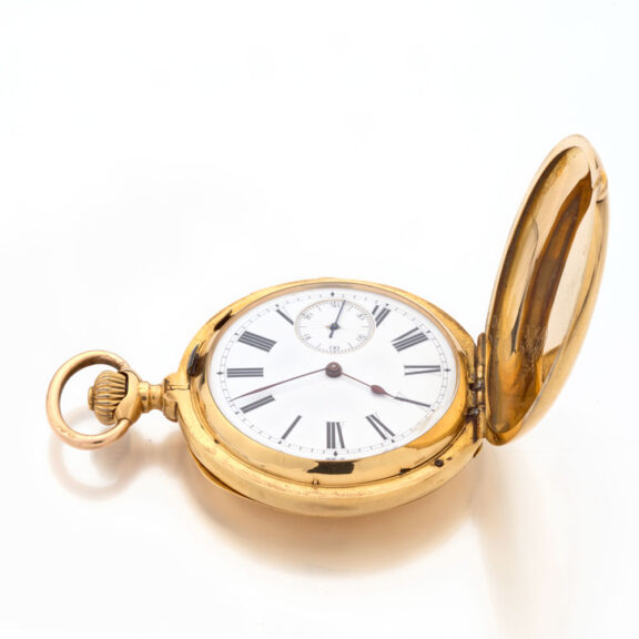 Fine Swiss gold minute repeating LeCoultre watch Circa 1899 Fine Swiss gold minute repeating LeCoultre watch Circa 1899
