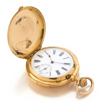Fine Swiss gold minute repeating LeCoultre watch Circa 1899