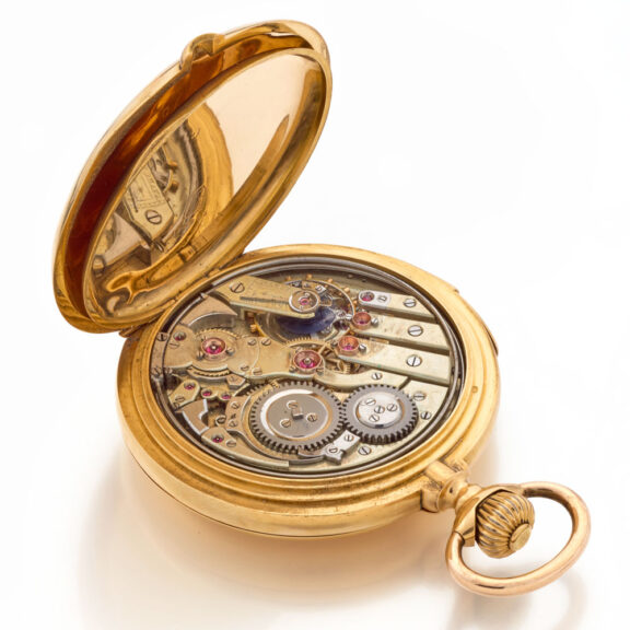 Fine Swiss gold minute repeating LeCoultre watch Circa 1899 Fine Swiss gold minute repeating LeCoultre watch Circa 1899