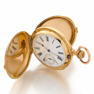 Fine Swiss gold minute repeating LeCoultre watch Circa 1899