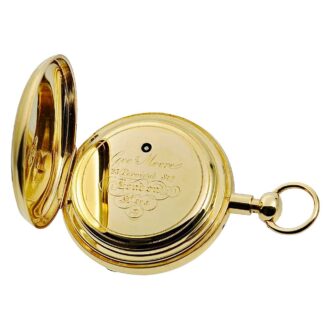 English repeating pocket chronometer watch Circa 1840.