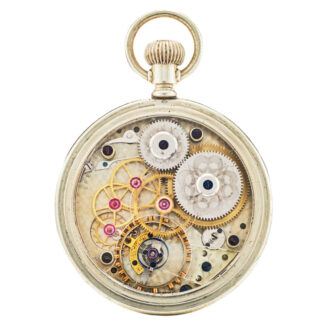 American Waltham watch “crystal plate” movement Circa 1900