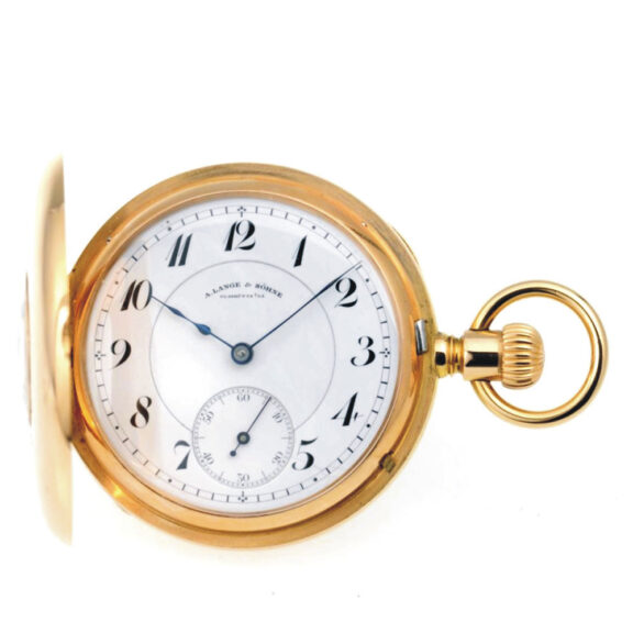 German gold half hunter pocket watch Circa 1885 German gold half hunter pocket watch Circa 1885