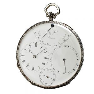 Swiss silver pocket with 