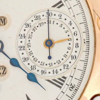 Swiss exceptionally pocket watch with 7 complications Circa 1900