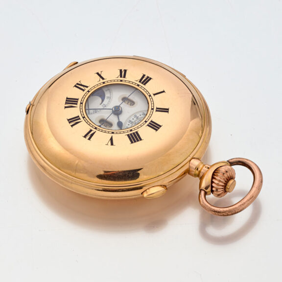 Swiss exceptionally pocket watch with 7 complications Circa 1900 Swiss exceptionally pocket watch with 7 complications Circa 1900