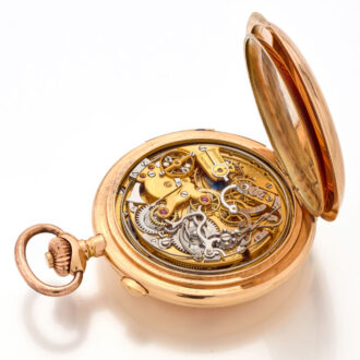 Swiss exceptionally pocket watch with 7 complications Circa 1900