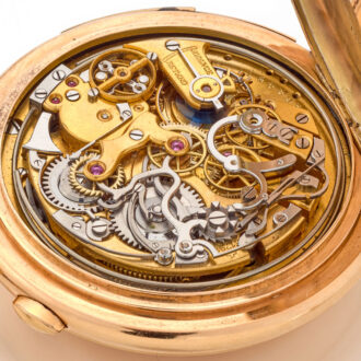 Swiss exceptionally pocket watch with 7 complications Circa 1900