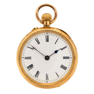 Small Swiss 18 carat gold lady's lever pocket watch Circa 1880