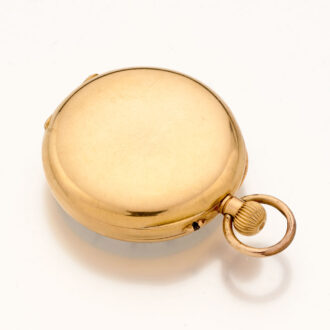 Small Swiss 18 carat gold lady's lever pocket watch Circa 1880