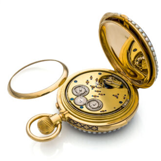 Fine and important Swiss gold complicated lever watch Circa 1890