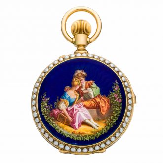 Fine and important Swiss gold complicated lever watch Circa 1890