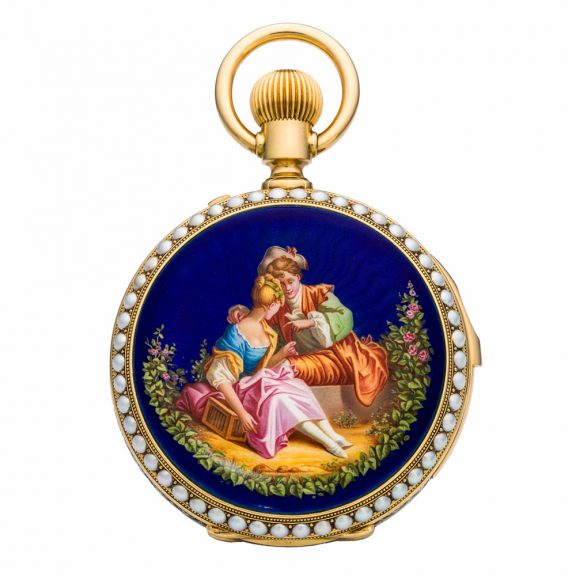 Fine and important Swiss gold complicated lever watch Circa 1890