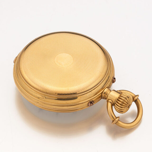 Fine Swiss gold double-sided pocket watch Circa 1870 Fine Swiss gold double-sided pocket watch Circa 1870