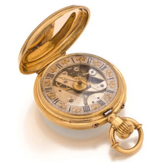 Fine Swiss gold double-sided pocket watch Circa 1870