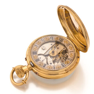 Fine Swiss gold double-sided pocket watch Circa 1870Fine Swiss gold double-sided pocket watch Circa 1870