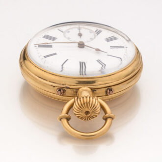 Fine Swiss gold double-sided pocket watch Circa 1870