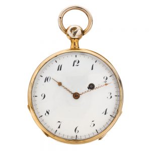 Rare Swiss silver carillon quarter repeating watch Circa 1800