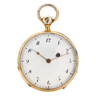 Rare Swiss silver carillon quarter repeating watch Circa 1800
