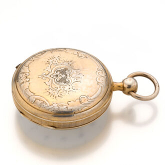 Rare Swiss silver carillon quarter repeating watch Circa 1800