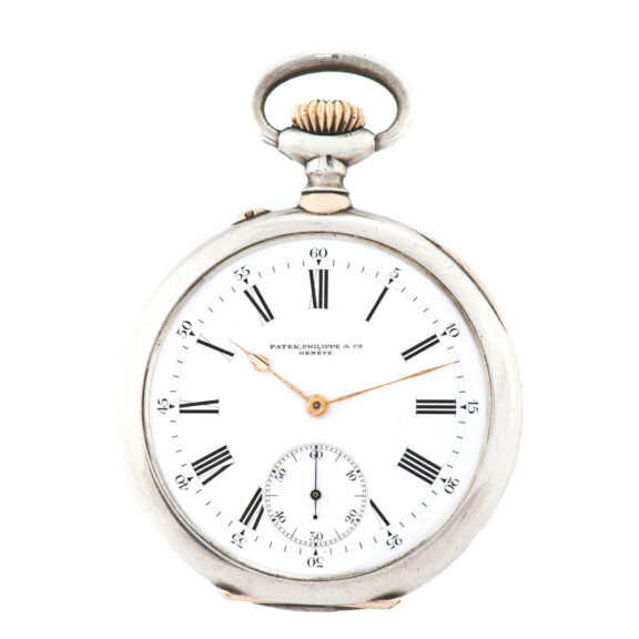 Swiss silver & pink gold pocket watch for Gondolo with Archives Extract Circa 1909