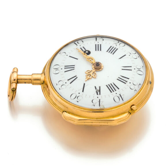 French 20 carat gold repeating cylinder watch Circa 1770 French 20 carat gold repeating cylinder watch Circa 1770