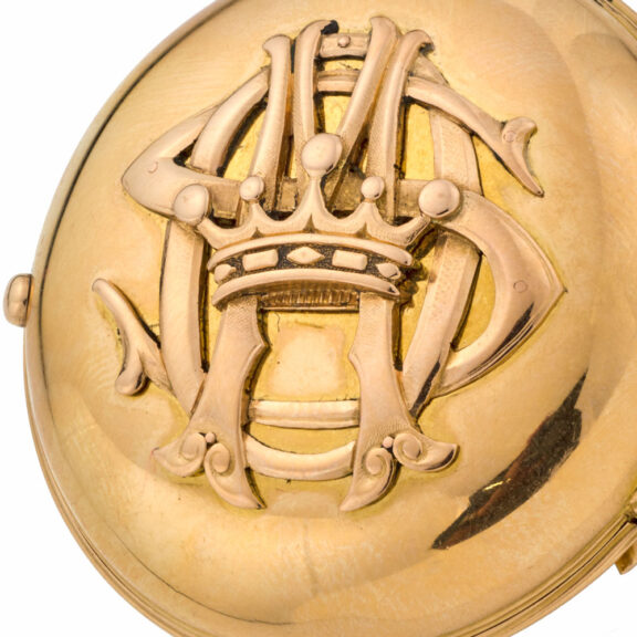 French 20 carat gold repeating cylinder watch Circa 1770 French 20 carat gold repeating cylinder watch Circa 1770