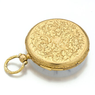 French gold quarter repeating lady's pocket watch Circa 1830