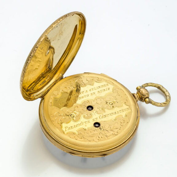 453-dFrench gold quarter repeating lady's pocket watch Circa 1830 French gold quarter repeating lady's pocket watch Circa 1830