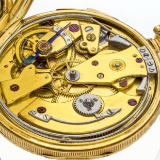 French gold quarter repeating lady's pocket watch Circa 1830