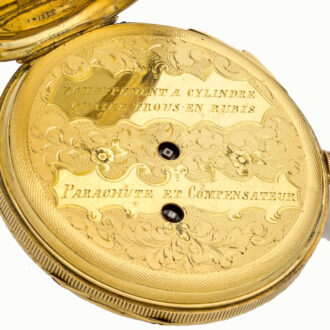 French gold quarter repeating lady's pocket watch Circa 1830