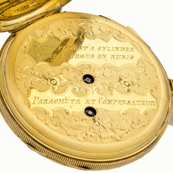 French gold quarter repeating lady's pocket watch Circa 1830 French gold quarter repeating lady's pocket watch Circa 1830