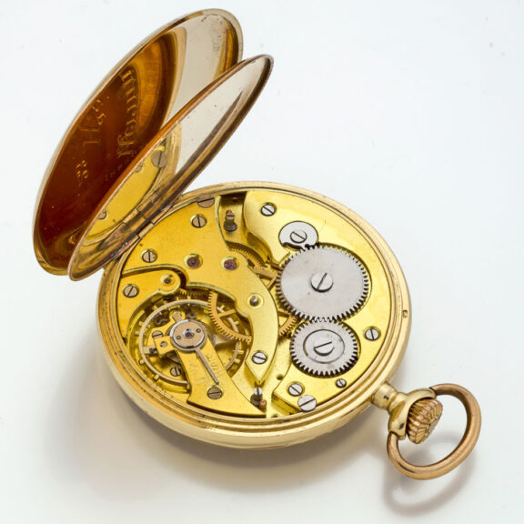 Diutch 14 carat gold keyless lever dress watch Circa 1929 Diutch 14 carat gold keyless lever dress watch Circa 1929