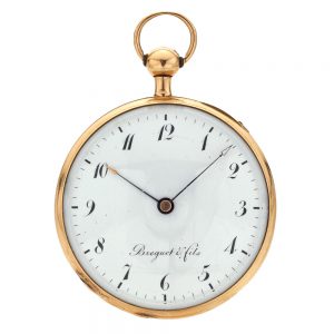 French 18K gold quarter repeating pocket watch Circa 1820