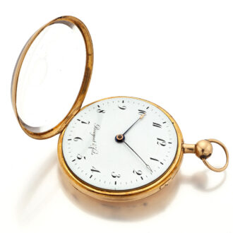 French 18K gold quarter repeating pocket watch Circa 1820