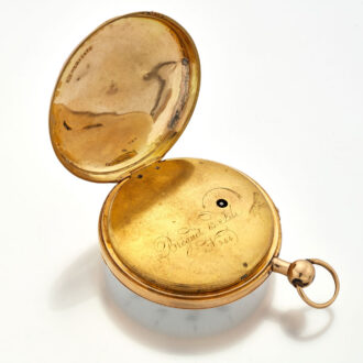 French 18K gold quarter repeating pocket watch Circa 1820