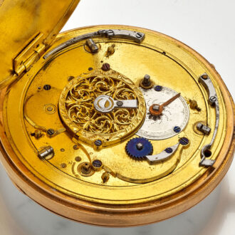 French 18K gold quarter repeating pocket watch Circa 1820