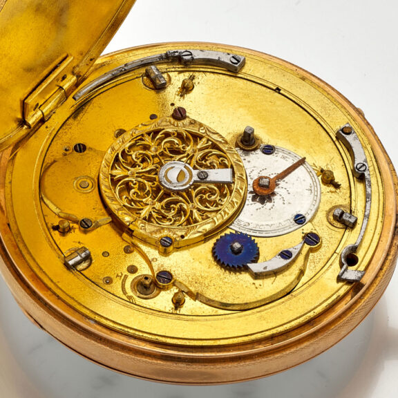 French 18K gold quarter repeating pocket watch Circa 1820 French 18K gold quarter repeating pocket watch Circa 1820