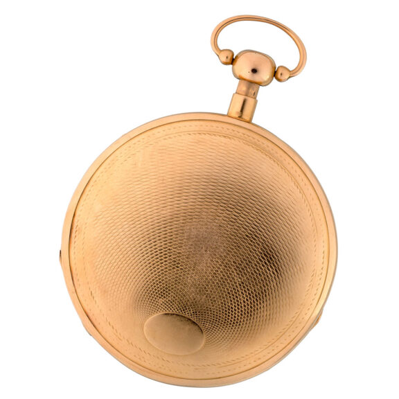 Swiss 18 carat gold quarter repeating verge Circa 1810 Swiss 18 carat gold quarter repeating verge Circa 1810
