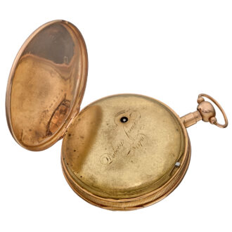 Swiss 18 carat gold quarter repeating verge Circa 1810