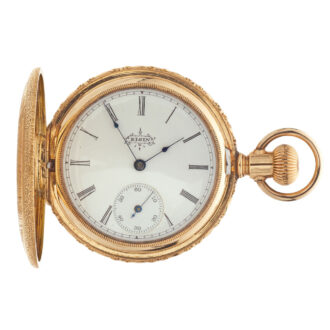 American 14k gold fully engraved lever watch Circa 1900